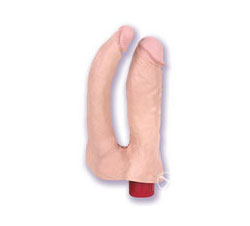 The Naturals Vibro Double Penetrator Flesh